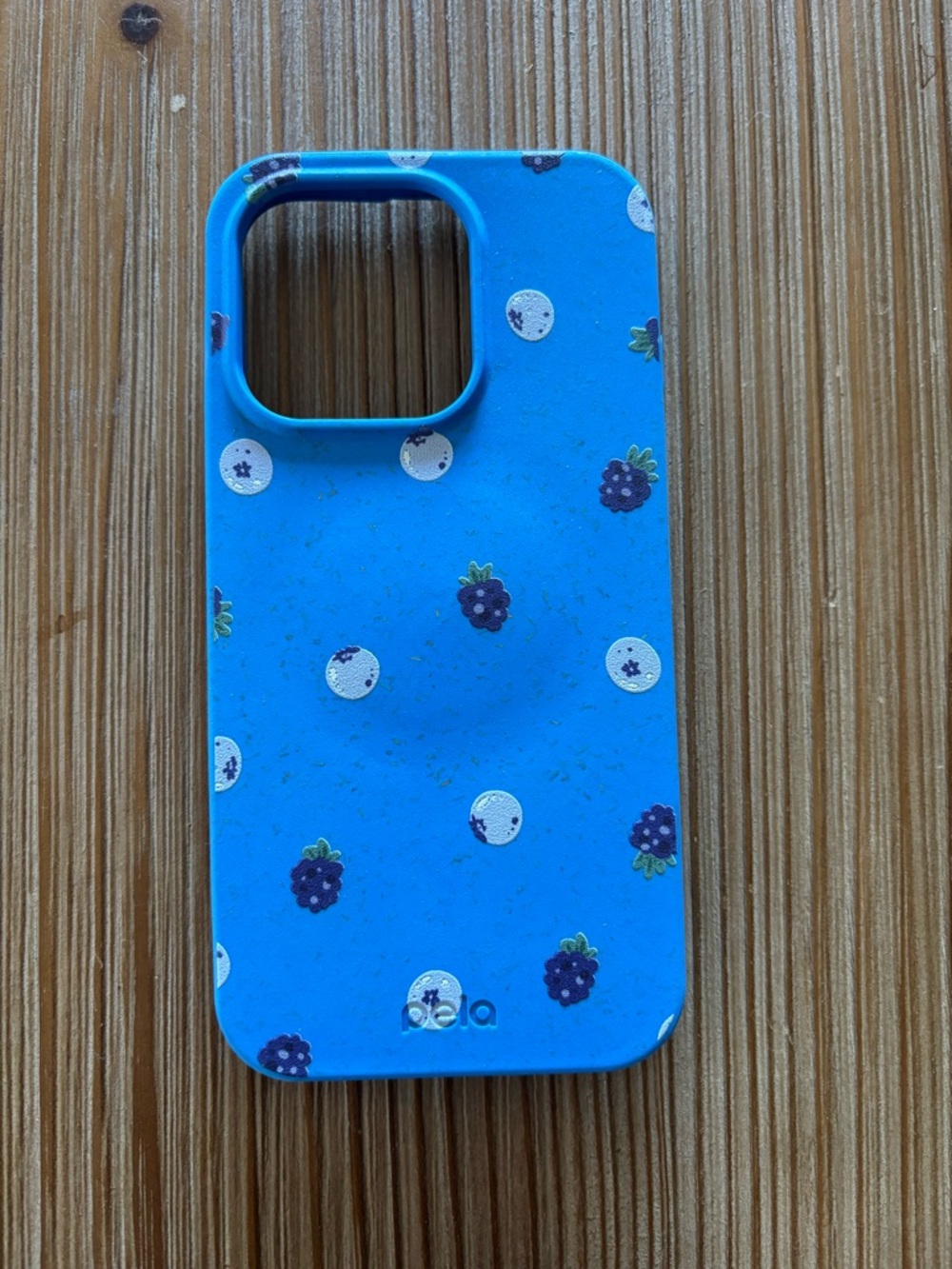 Blue Berry Print Protective Phone Case